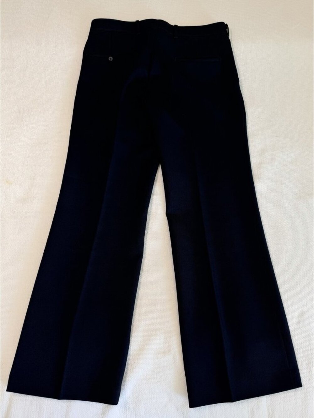 Vintage Levi's Action Slacks Dress Pants Mens 32 X 30 Navy Straight Leg Casual